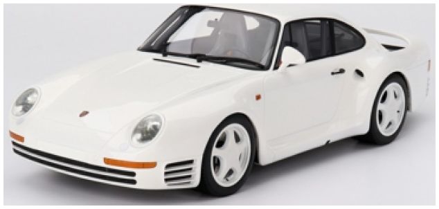 1/18 ポルシェ959 Porsche 959 Sport Grand Prix White - John Ayrey Die Casts